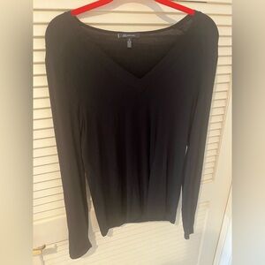 Calvin Klein Black V-Neck Sweater